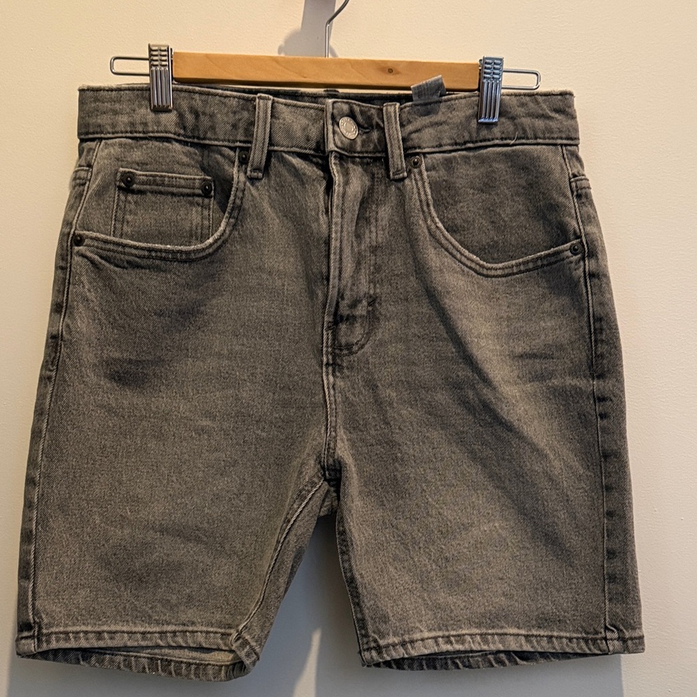 Zara Men's Charcoal Jean Shorts